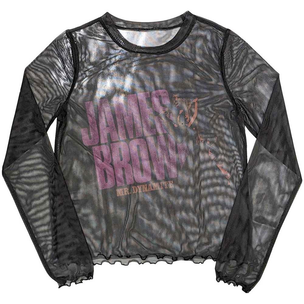 James Brown - Mr Dynamite Longsleeve top - Zwart